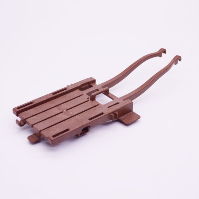 Playmobil 30212920 Bodem Paardenkar - BR - Bed Horse Wagon ,  groot uit kunststof in de kleur bruin. Geschikt vanaf 3+.