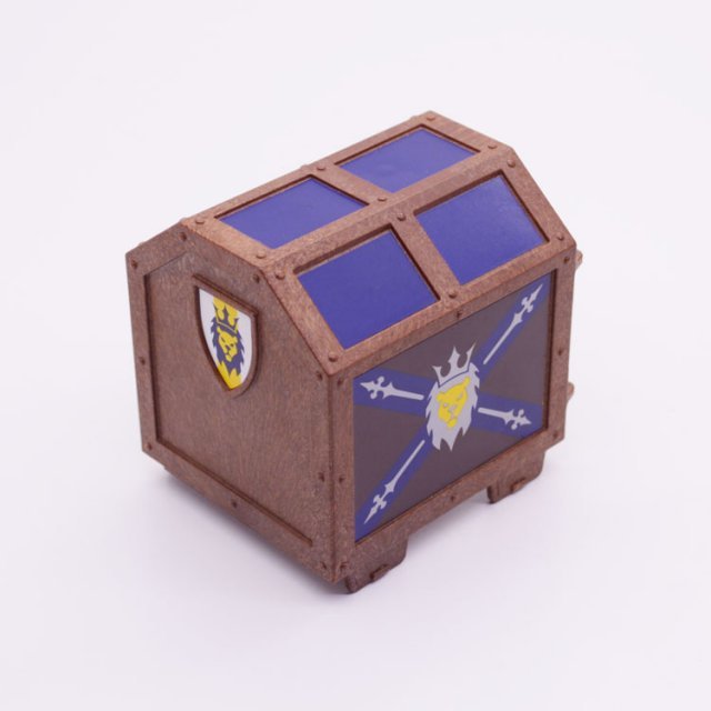 Playmobil 30248760 Behuizing Huifkar - BR - Box Wagon ,  groot uit kunststof in de kleur bruin. Geschikt vanaf 3+.