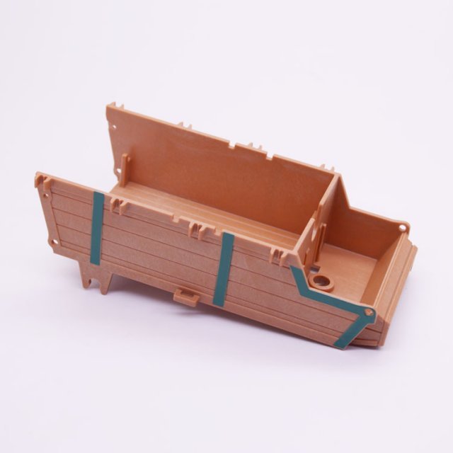 Playmobil 30643145 Huifkar Carrosserie - Wagon Body ,  groot uit kunststof in de kleur l.bruin. Geschikt vanaf 3+.