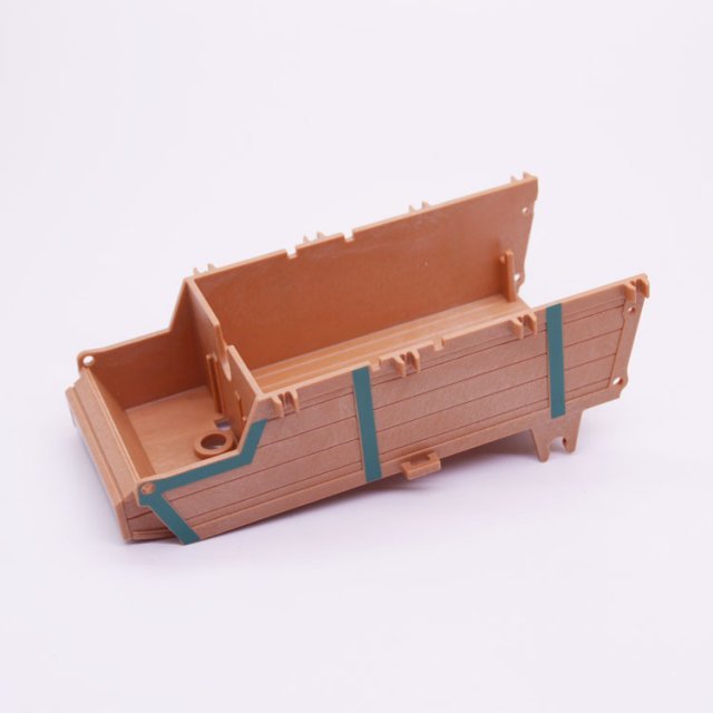 Playmobil 30643145 Huifkar Carrosserie - Wagon Body ,  groot uit kunststof in de kleur l.bruin. Geschikt vanaf 3+.