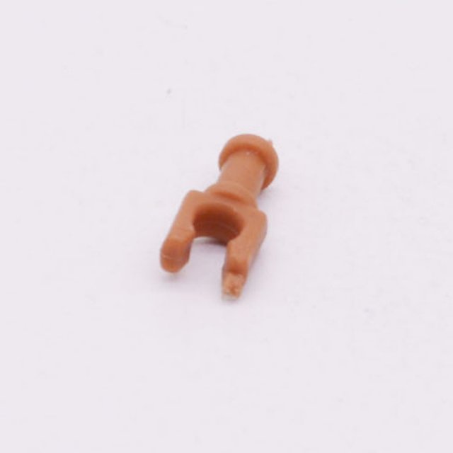 Playmobil 30205152 Houder Roeispaan - L BR - Oarlock Rowboat ,  groot uit kunststof in de kleur l.bruin. Geschikt vanaf 3+.
