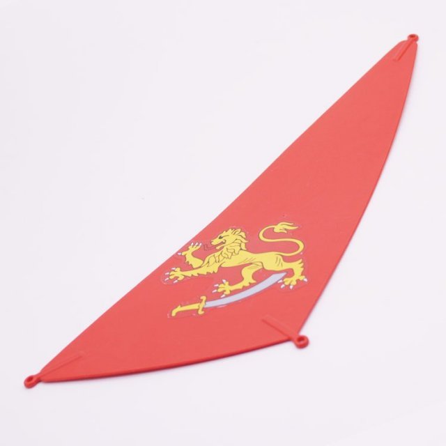 Playmobil 30248460 Zeil Jib - R - Sail Jib ,  groot uit kunststof in de kleur rood. Geschikt vanaf 3+.