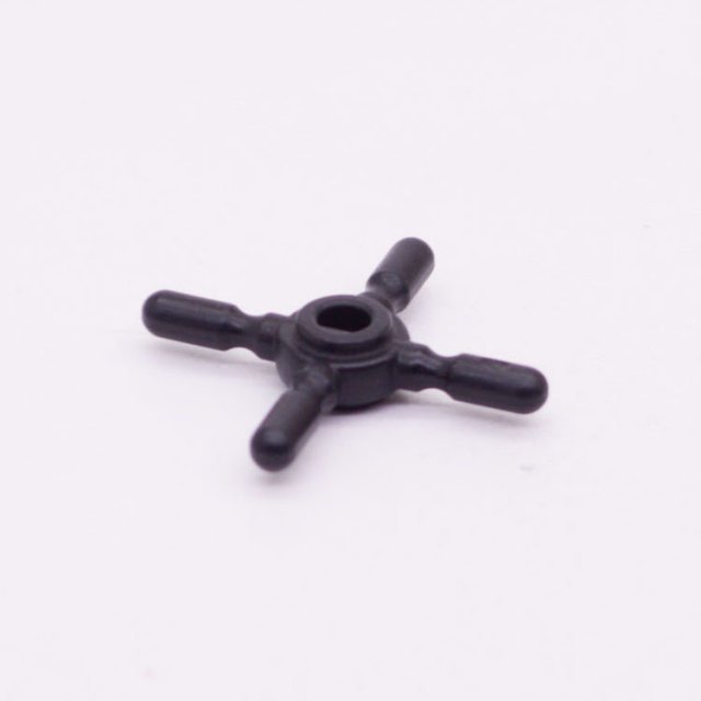 Playmobil 30601440 01 Draai Hendel Mast - Turn Handle Mast ,  groot uit kunststof in de kleur zwart. Geschikt vanaf 3+.